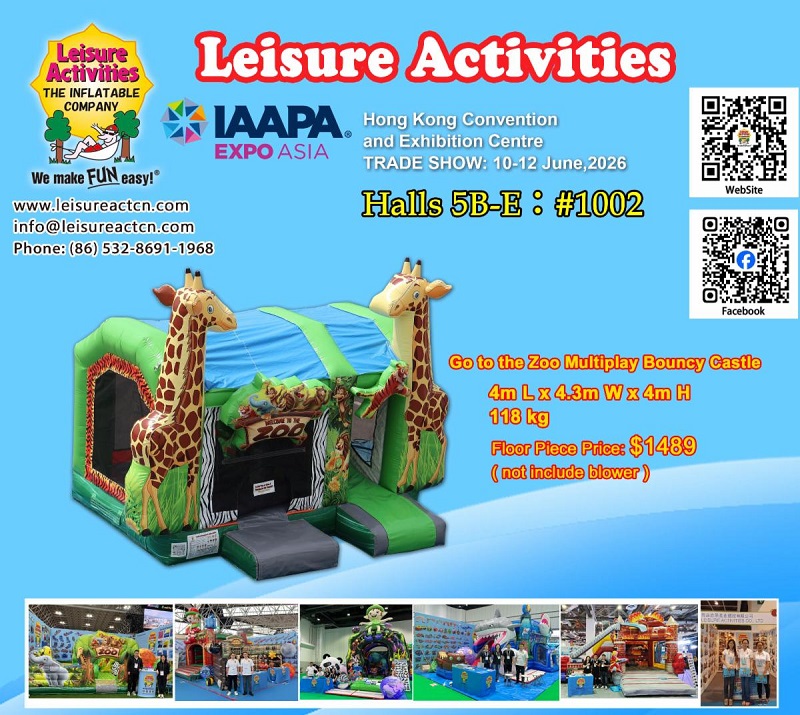 2026 IAAPA EXPO ASIA Hong Kong - Kutsumme sinut lämpimästi noutamaan VIP-passi ja vierailemaan näyttelyssämme. 2026 IAAPA EXPO ASIA Hong Kong - Kutsumme sinut lämpimästi noutamaan VIP-passi ja vierailemaan näyttelyssämme.