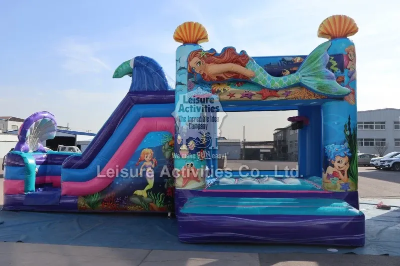 Super Inflatable Multiplay Mermaid Bouncy Castles